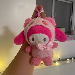 My melody sanrio keychain